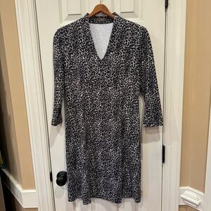 NWOT J. MCLAUGHLIN  Catalina Cloth Ivana Sheath Dress Leopard Print Size Small